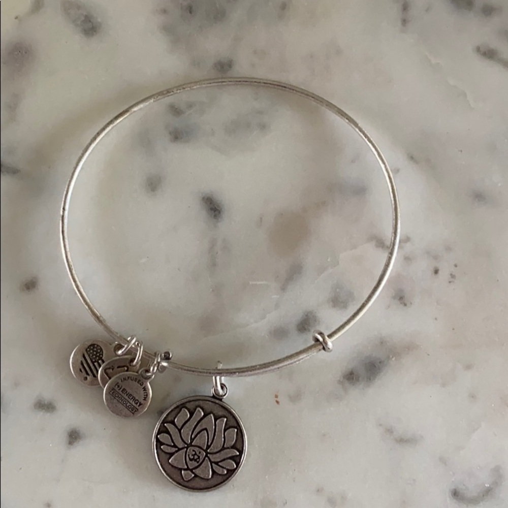 Alex and Ani lotus flower bracelet